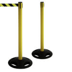 Absperrsysteme RS-Guidesystems Kunststoffpfosten, gelb, Höhe: 1,0 m, 