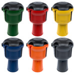 Skipper Dummy Modul Leitkegelaufsatz mit Haltekopf zur Aufnahme von Gurtbändern