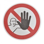 Antirutschbeläge - Bodenmarkierungen AR 2, Ronden, Verbote, Durchm. 40 cm,