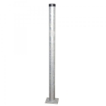 Mauerpfosten für Verkehrsspiegel zur Montage an waagerechten Flächen