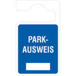 Parkausweis-Anhänger