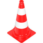 Schake Verkehrsleitkegel Standard rot/weiß einfache Ausführung