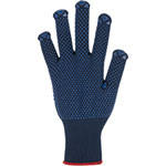 Asatex 3688 Arbeitshandschuhe blau nahtloser Feinstrickhandschuh mit Noppen