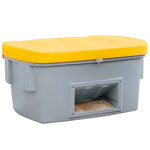 asecos Streugutbehälter mit Entnahmeöffnung korrosionsfest und stabil