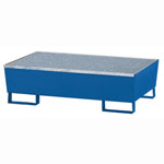 Auffangwannen ASECOS Stahlwanne für 2 Fässer à 200 Liter, lackiert, 