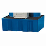 Auffangwannen ASECOS PE-Auffangwanne für 2 Fässer à 60 Liter,