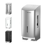 Air-Wolf Serie Alpha WC-Papierspender für 2 Haushaltsrollen, frei befüllbar