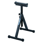 BS-Rollen Materialständer mit Tragerolle und Kugelleiste, stufenlose Höhenverstellung