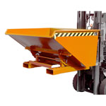 Stapler-Anbaugeräte  Kippbehälter EXPO 900, mit Abrollsystem