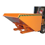 Stapler-Anbaugeräte  Kippbehälter EXPO 1200, mit Abrollsystem