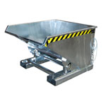 Stapler-Anbaugeräte  Kippbehälter EXPO 600, mit Abrollsystem