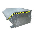 Stapler-Anbaugeräte  Kippbehälter GU 1000, geringe Bautiefe