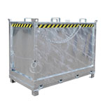 Stapler-Anbaugeräte  Klappbodenbehälter FB 2000, für Stapler und Kran