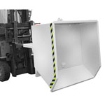 Stapler-Anbaugeräte  Spänebehälter SGU 75, mit Ablasshahn