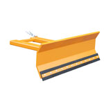 Stapler-Anbaugeräte  Schneeschieber SCH-L 1800, mit Gummischürfleiste