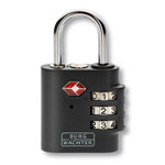 Sicherheitsschlösser Burg Wächter TSA Zahlen-Vorhangschloss,