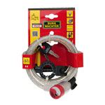 Sicherheitsschlösser Burg Wächter Zylinder-Spiralschloss mit beleuchtetem Schlüssel,