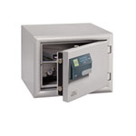 Burg Wächter Diplomat MTD 34 F60 E Tresor mit Elektronikschloss und Fingerscan zum Einbruch- und Feuerschutz