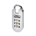 Burg Wächter Zahlen-Vorhangschloss Combi Lock 71 Bügel und Korpus verchromt