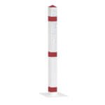 Absperrpfosten Funktionssperrpfosten Befestigung: Pfosten mit Bodenplatte zum Aufschrauben,