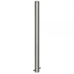 Absperrpfosten Edelstahlsperrpfosten, Rundkopf