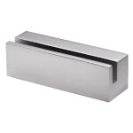 CLEAR Wandhalter aus Aluminium, für 6 mm Materialstärke,