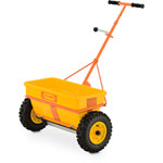 CEMO Kastenstreuer KS 35-E, Streuwagen mit 35 Litern Inhalt,