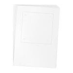 Beschriftungseinlagen aus lackmattierter Polyesterfolie Bogenformat A4, vorgestanzt zum einfachen Herauslösen