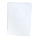 Beschriftungseinlagen aus glasklarer Polyesterfolie Bogenformat A4, vorgestanzt zum einfachen Herauslösen