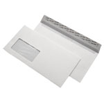 Briefumschläge First Class C6/5 weiß mit Fenster Papiergewicht: 80g, mit Haftklebegummierung