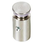 Edelstahlhalterung für Schilder hochwertiger Abstandshalter, Kopf flach,