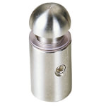 Edelstahlhalterung für Schilder rund Abstandshalter für 8 mm Materialstärke