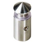 Edelstahlhalterung für Schilder spitz Abstandshalter für 8 mm Materialstärke