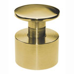 Messinghalter für Schilder hochwertiger Wandhalter für 8 mm Materialstärke