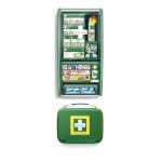 Cederroth First Aid & Burn Station Set DIN 13157 Erste Hilfe Station mit zusätzlicher Ausstattung für Verbrennungen gem. DIN1315