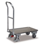 Klappwagen Alurohrwagen Transportwagen VARIOFIT Aluminiumwagen mit klappbaren Schiebebügeln,