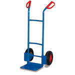 VARIOfit® Sackkarren Stapelkarre mit Stahlblechschaufel, Luftbereifung,