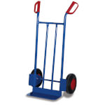 VARIOfit® Sackkarren Stapelkarre mit Stahlblechschaufel, Luftbereifung,