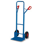 VARIOfit® Sackkarren Stapelkarre mit Stahlblechschaufel, Luftbereifung,