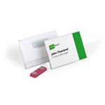 Namensschilder Universal mit Doppelmagnetmagnet,