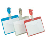 Durable Namensschild mit Clip, für einen Betriebs-/Sicherheitsausweis