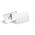 Durable Namensschild Click Fold mit Kombiklemme, aufklappbar, aus gespritzter PP-Folie