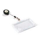 Durable Doppelbox mit Ausweisjojo, für zwei Betriebs-/ Sicherheitsausweise