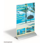 Tischaufsteller universell einsetzbar für Informationen, Menükarten etc.