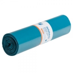 DEISS 10010 Abfallsack Typ 60 PREMIUM Volumen: 120 l, Farbe: blau, LDPE 55my