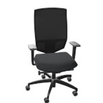 Dauphin Just Evo Mesh Bürostuhl 5776 SLP volleinstellbarer Drehstuhl ergonomisch mit Netz-Lehne