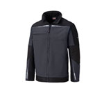 Dickies Workwear Dickies Pro Softshell-Jacke grau-schwarz hochwertige und strapazierfähige Arbeitsjacke mit Reflexelementen