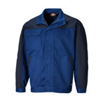 Dickies Workwear Everyday Bundjacke blau Arbeitsjacke mit verstellbaren Ärmelbündchen und verdecktem Reißverschluss