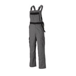 Dickies Workwear Industry 300 Latzhose grau-schwarz strapazierfähige Arbeitshose mit verstellbarem Bündchen