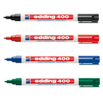 Edding 400 permanent marker mit Rundspitze, permanente und wasserfeste Tinte,
